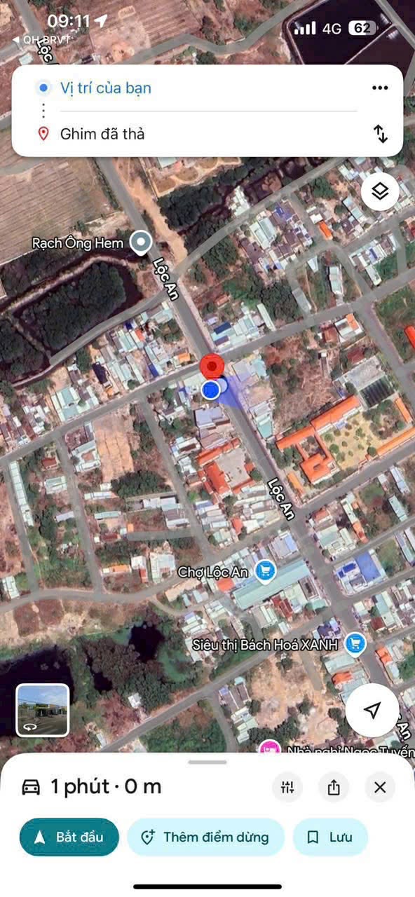 Cần bán Đất đường Võ Văn Kiệt, Xã Lộc An, Diện tích 120m², Giá 900 Triệu 5