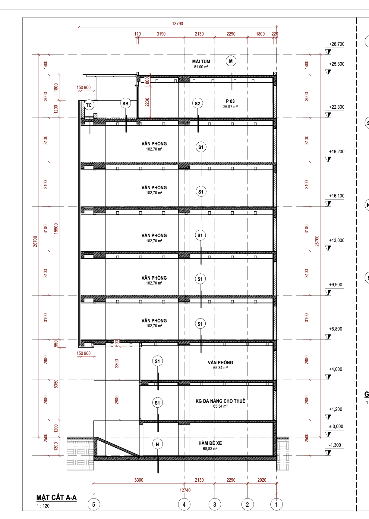 Cho thuê tòa nhà văn phòng 46 Chu Huy Mân, Long Biên (Tách tầng hoặc cả toà) 6