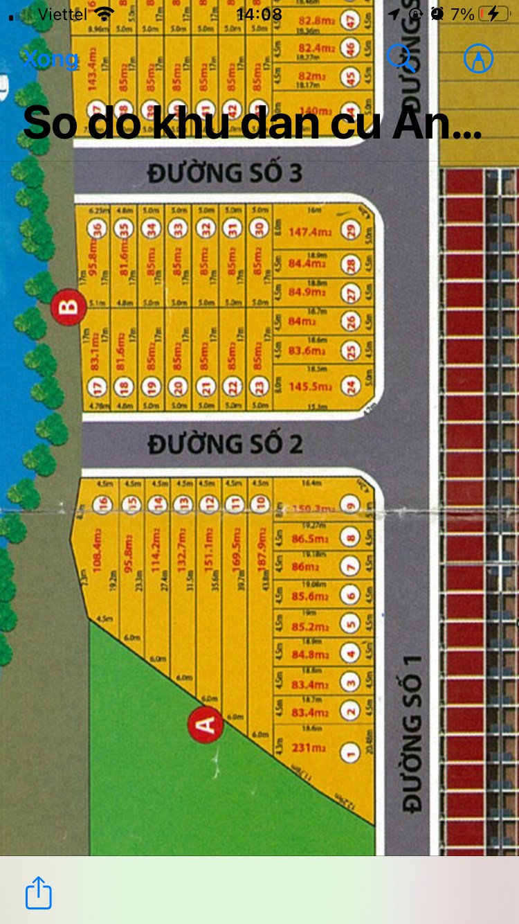 Đất nền kdc An Phú 132m2 Chủ xả cuối năm giá rẻ đầu tư 950tr 4