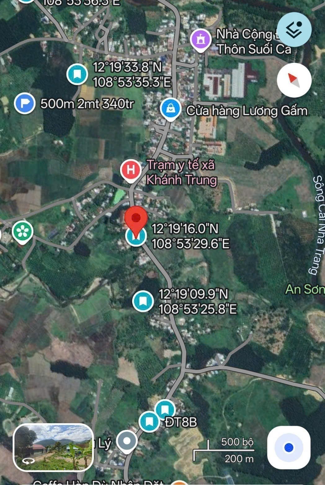 Bán đất Khánh Trung full thổ cư mặt tiền Tỉnh Lộ 8B - cạnh trường tiểu học trung tâm xã 8