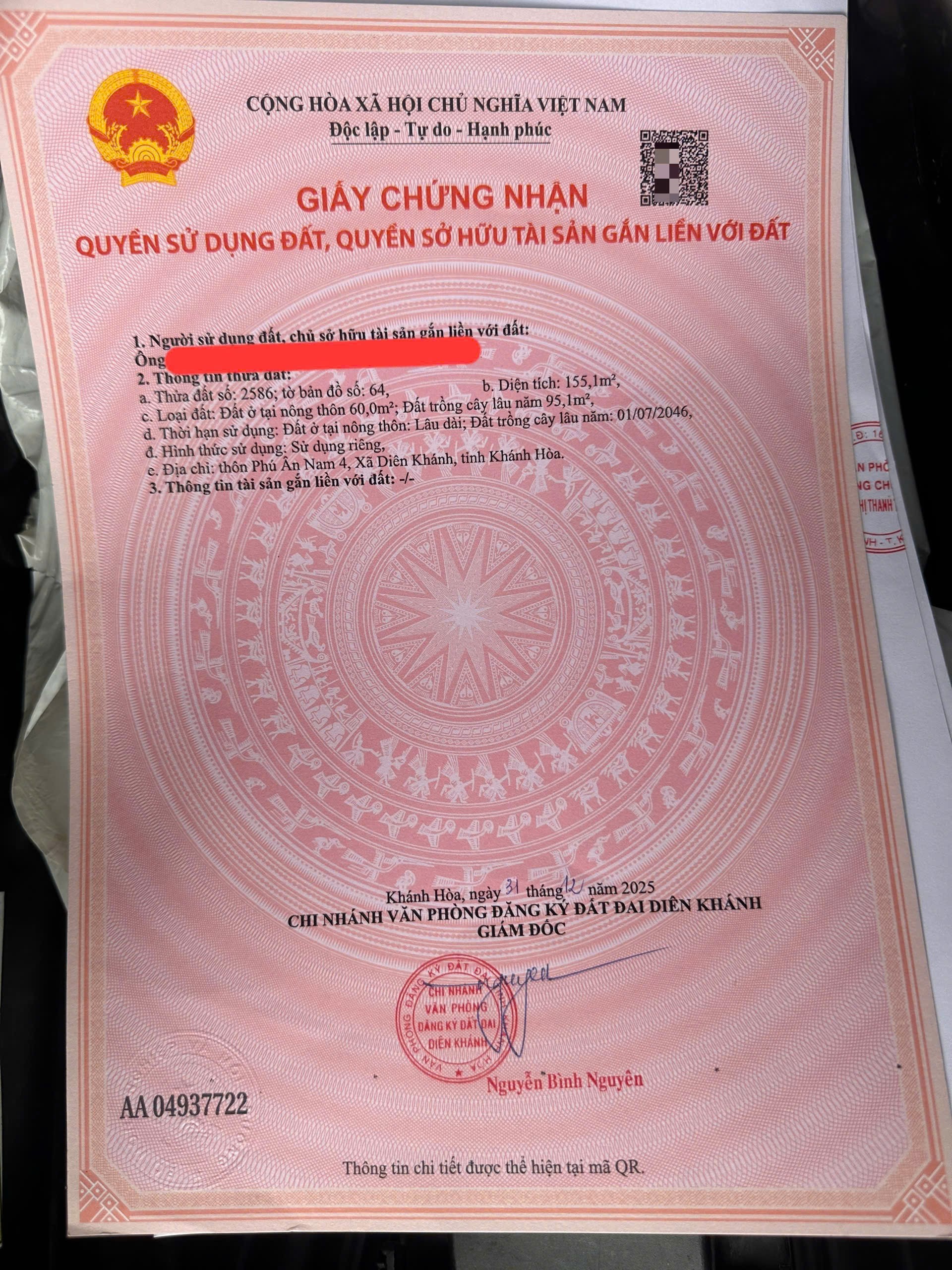 Bán đất Diên An thôn Phú Ân Nam 4 - dân cắt bán đường thông ra 23/10 - bờ kè đang thi công 7