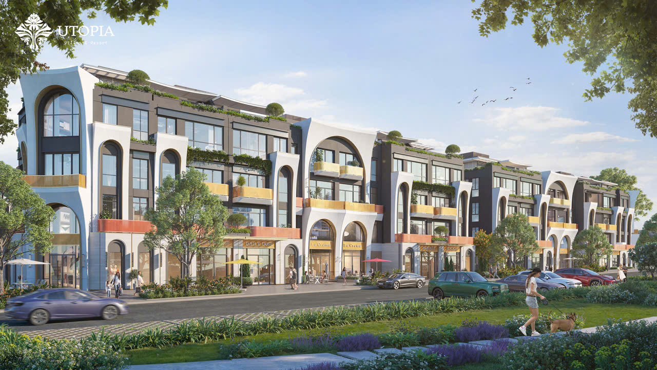 Cần bán Nhà mặt tiền dự án Utopia Villas & Resort, Diện tích 112m², Giá Thương lượng 6