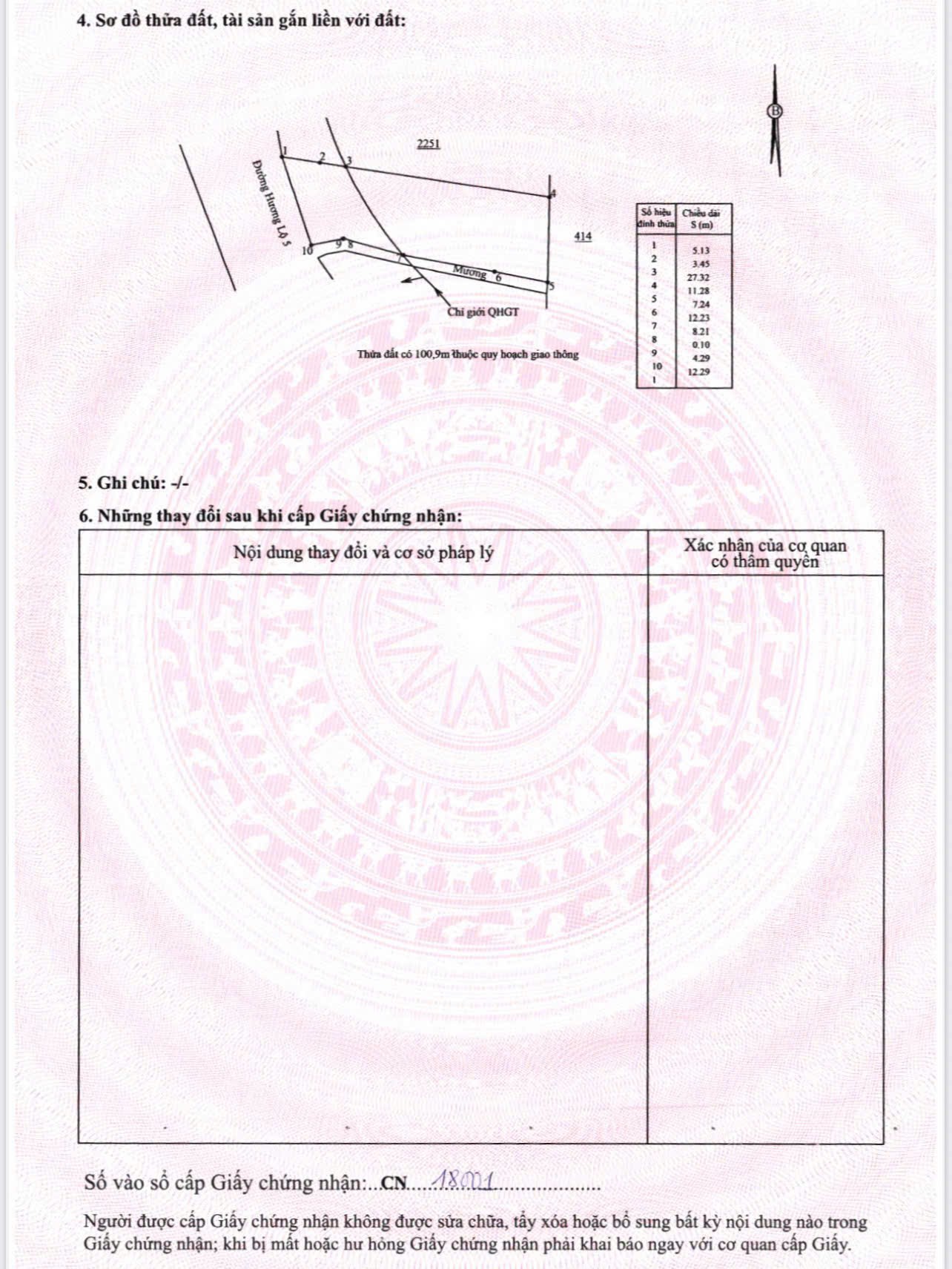 Bán đất Diên Điền mặt tiền Hương Lộ 5 đường đi Am Chúa - gần chợ thôn Trung 10