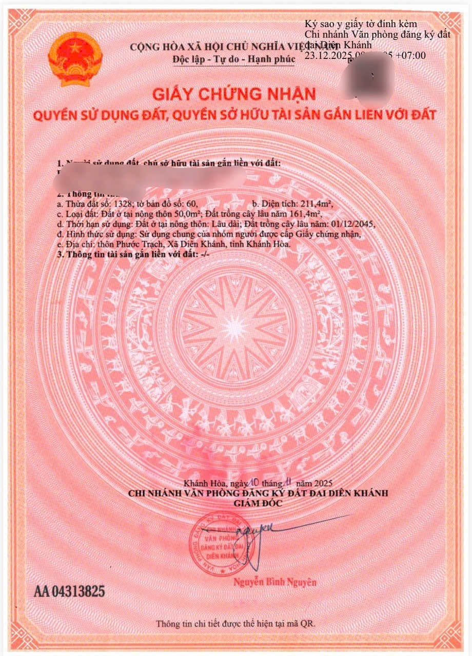 Bán đất Diên Toàn full thổ cư gần chợ Phước Trạch - đường thông oto tận nơi 8