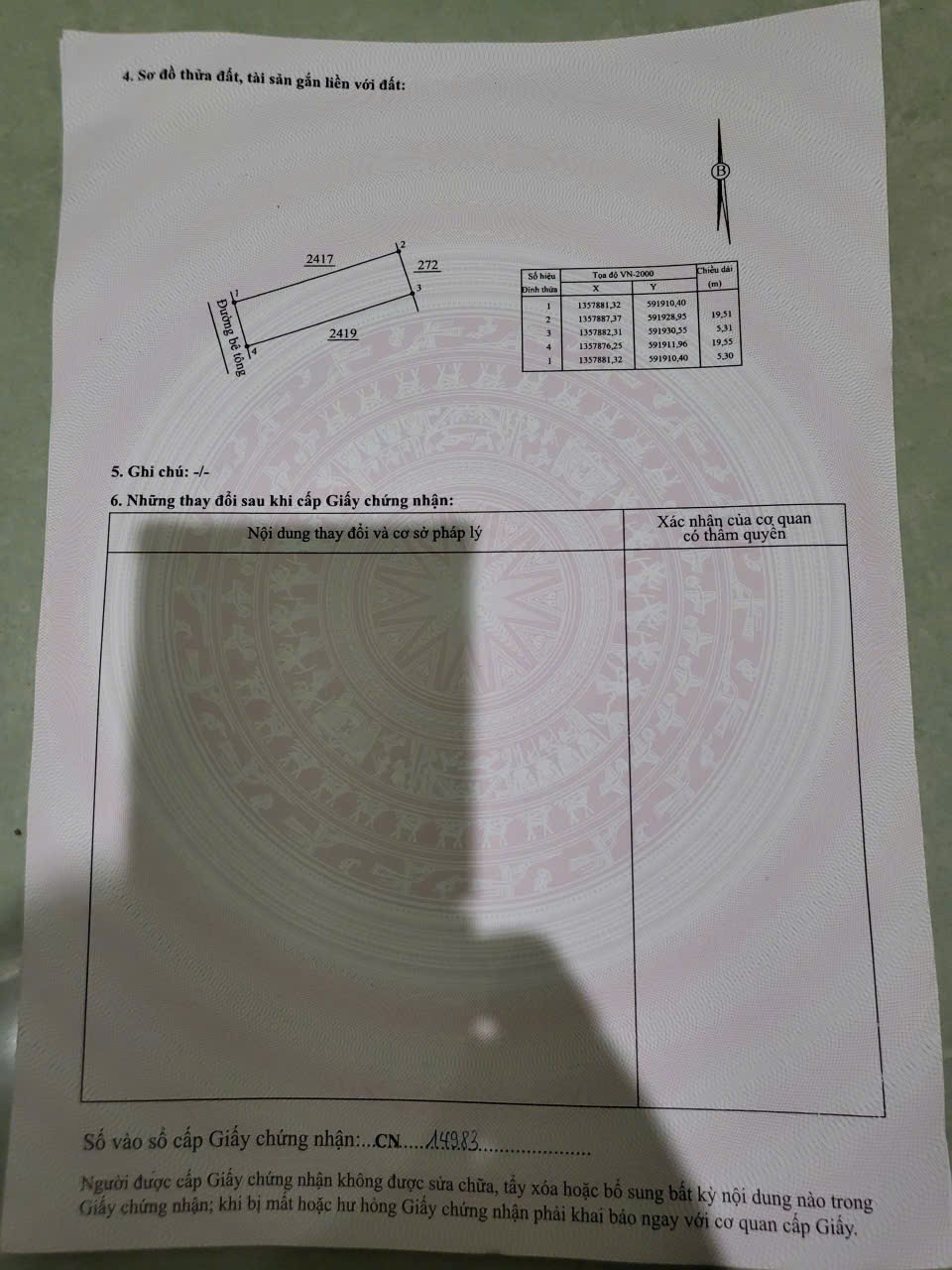 Bán nhà Diên Sơn mới xây cách chợ chỉ 700m sát bên trục đường Nhà Vuông 11