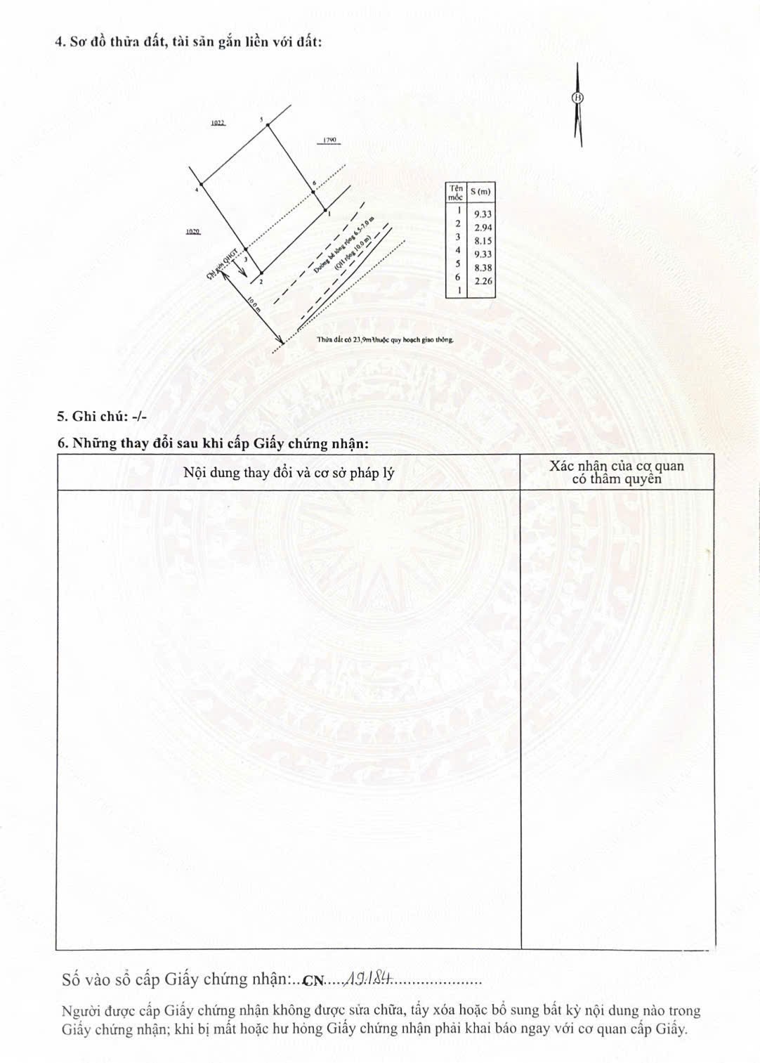 Bán đất Diên Phước mặt đường bê tông 7m gần cây xăng Chắn Giã - lọt lòng khu dân cư 5