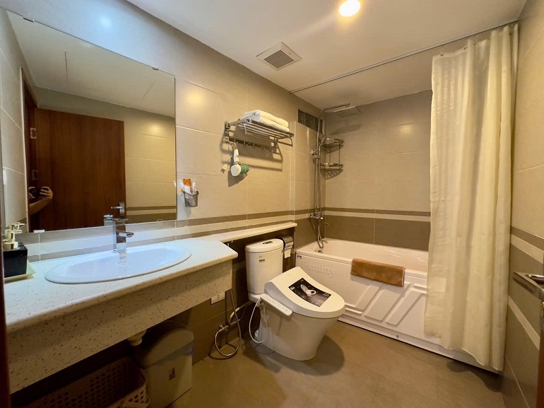 Cho thuê căn hộ 1PN, rộng 40m2 tại Đào Tấn, Ba Đình, đầy đủ nội thất đẹp, hiện đại 4