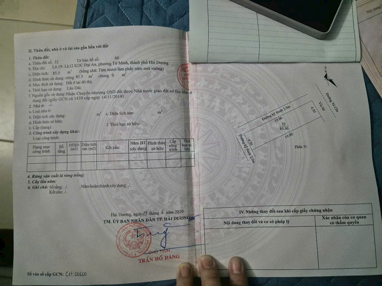 Duy nhất 1 lô Đại An 1, Tứ Minh, Hải Dương 85m2 giá chỉ 2.2x tỷ 3