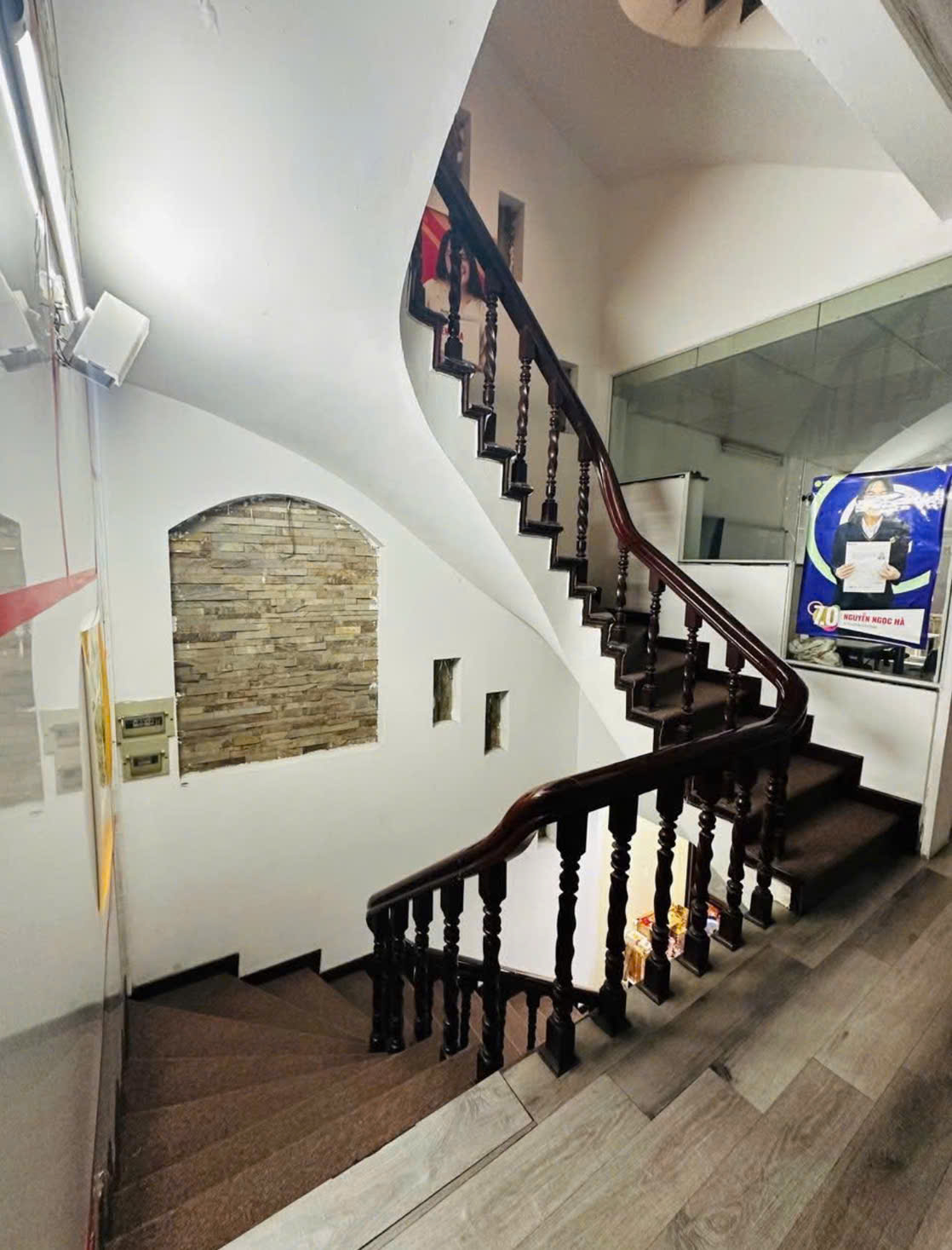 Cho thuê nhà Mặt phố - KD  Lạc Trung - Hai Bà Trưng 90m x 6T, MT 6M giá 45 triệu 5