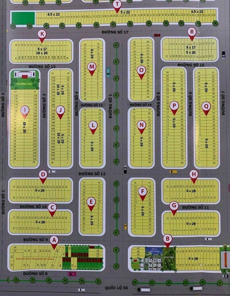 Đất nền kdc Phước Đông 100m2 chủ bán xả cuối năm 850tr 5