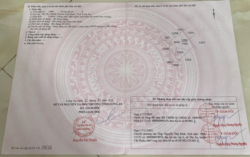 Đất vườn giá rẻ 883m2 xã Tân Chánh trọn sổ chỉ 480tr 4