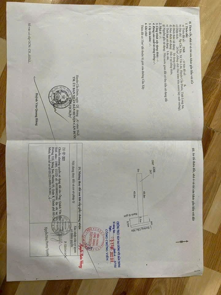 Đất thổ 247m2 mt xe hơi xã Tân Lân giá rẻ đầu tư 1 tỏi 250tr 3