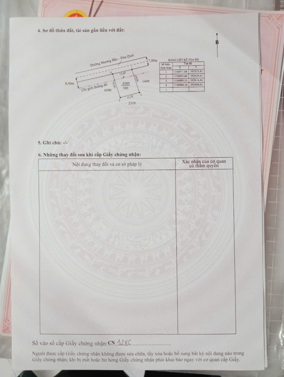 Nền thổ cư sót lại 99m2 mt đường 7m xã Tân Chánh giá rẻ công nhân 450tr 8