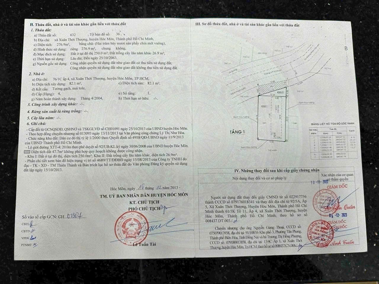 BÁN NHÀ VƯỜN (13X24) MẶT TIỀN NHỰA – ẤP 4, HÓC MÔN – GIÁ 11,5 TỶ