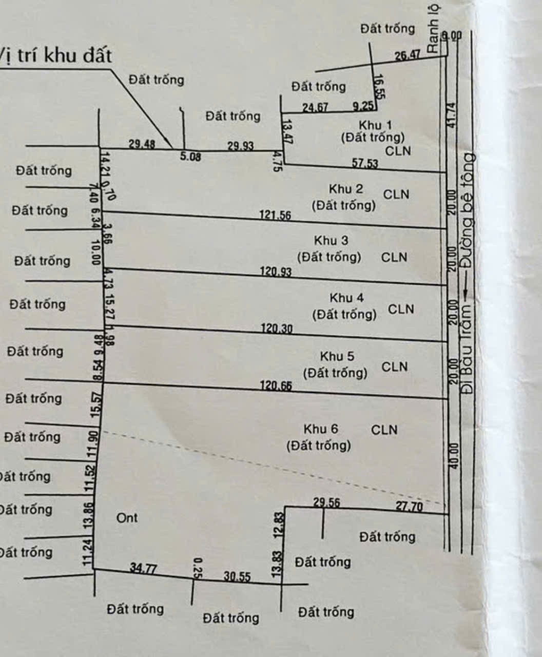 HÀNG MỚI NÓNG HỔI - SIÊU PHẨM ĐẤT LỐC 06 LÔ BÌNH MỸ (TRUNG AN CŨ), CỦ CHI 3