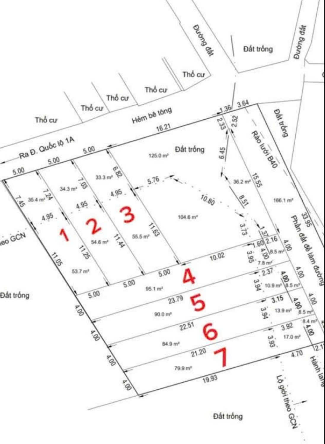 HÀNG HOT AN PHÚ ĐÔNG – Q12 - 7 LÔ ĐẤT ĐẸP – GIÁ TỐT ĐẦU TƯ 5
