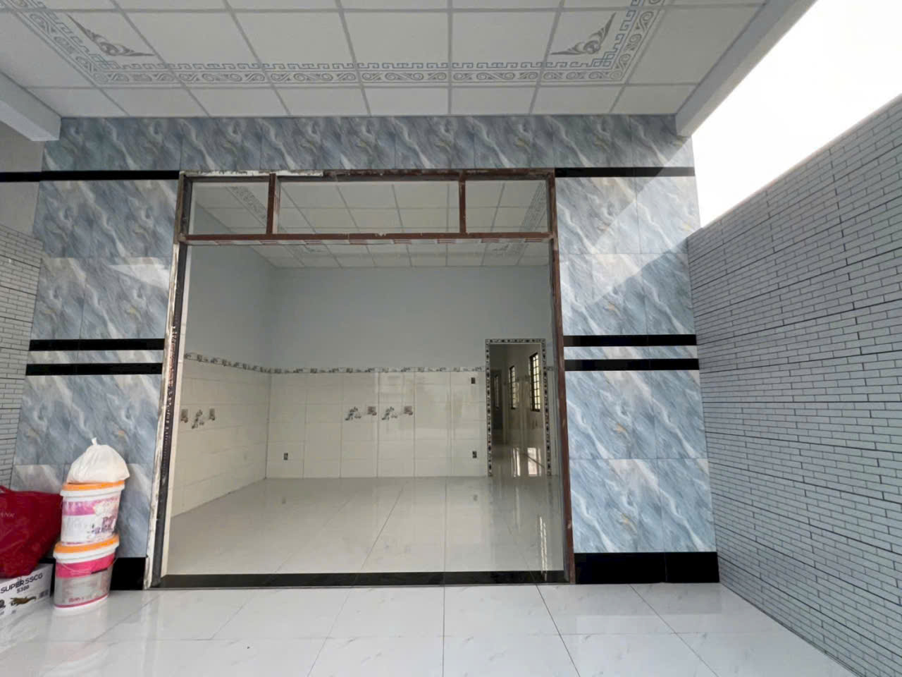 Bán 2 căn nhà cấp 4 mới xây xã Quê Mỷ Thạnh , Tân Trụ dt 145m2 , 2pn , 1wc giá 1,199 tỷ 1 căn 5