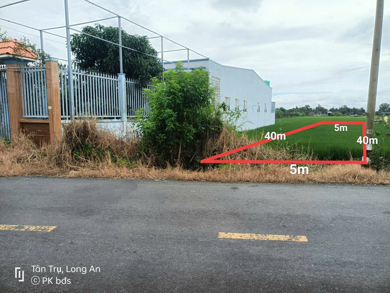 Bán đất thổ cư mặt tiền đường Cao Thị Mai, xã Bình Trinh Đông , Tân Trụ dt 200m2 giá 1,25 tỷ 3