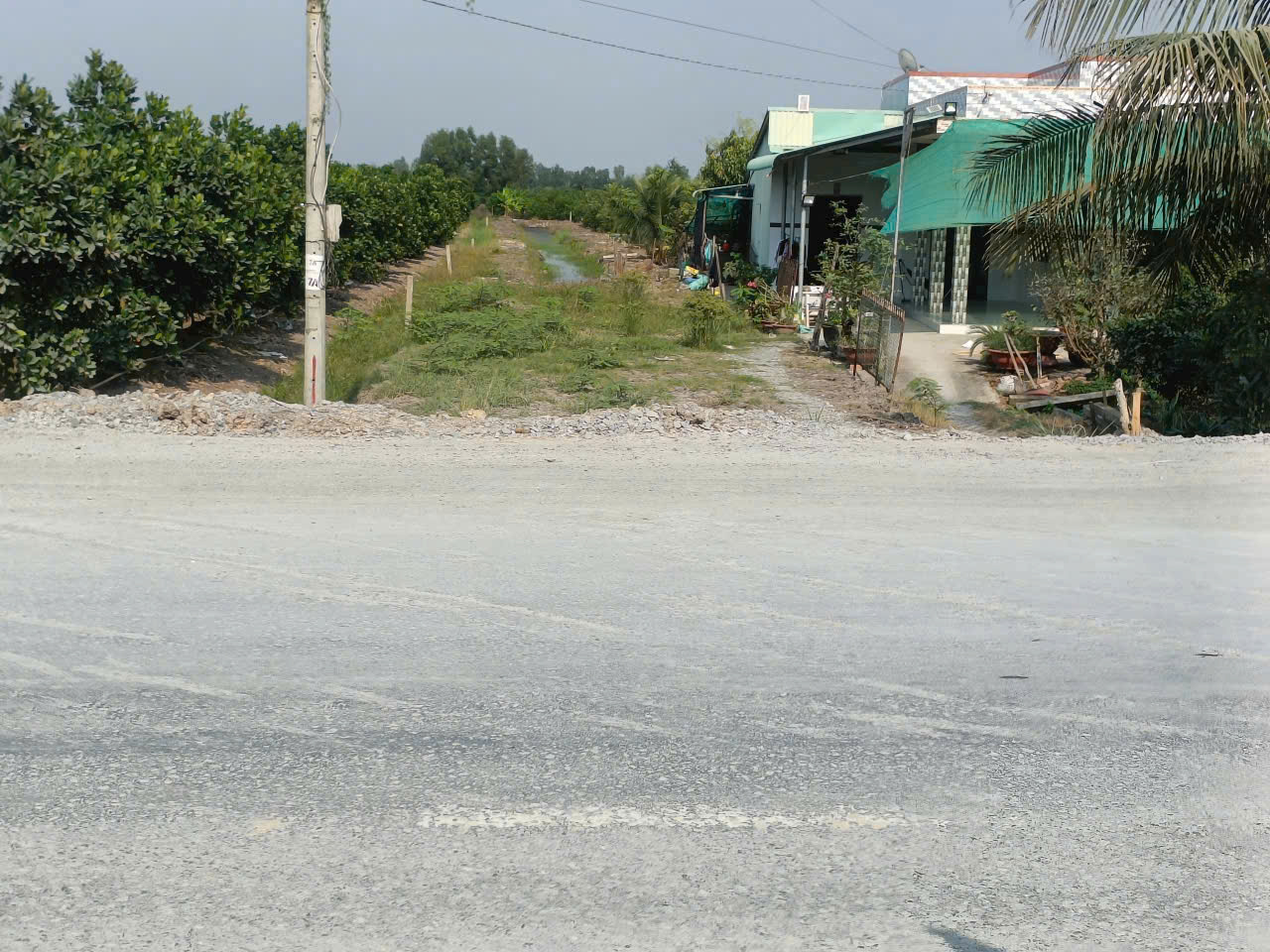 Bán đất mặt tiền ĐT 818 , xã Tân Thành, Thủ Thừa tdt 1000m2 ( 200m2 thổ ) giá 2,7 tỷ 3