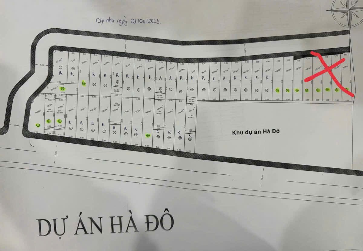 BÁN LÔ ĐẤT (5x21) KDC HÀ ĐÔ – ĐƯỜNG LÊ THỊ RIÊNG - VỊ TRÍ ĐẸP