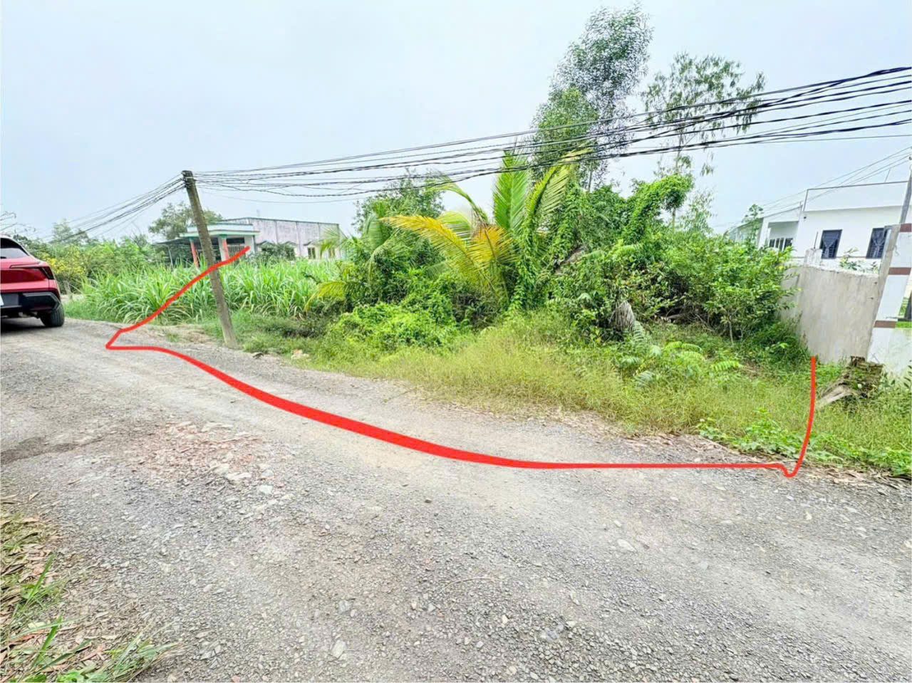 Bán đất thổ vườn đường đá xanh 6m tại Bình Đức, Bến Lức tdt 2000m2 ( 756m2 thổ ) giá 1,8 tỷ