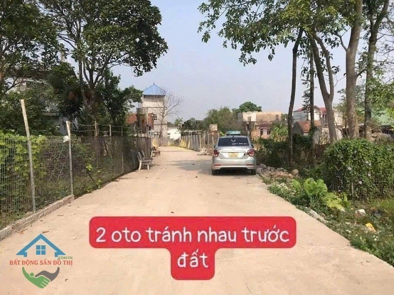 Bán đất Đỗ Động Thanh Oai, 51m2 vuông vắn, đường 2 ô tô tránh nhau, giá Đầu tư 2