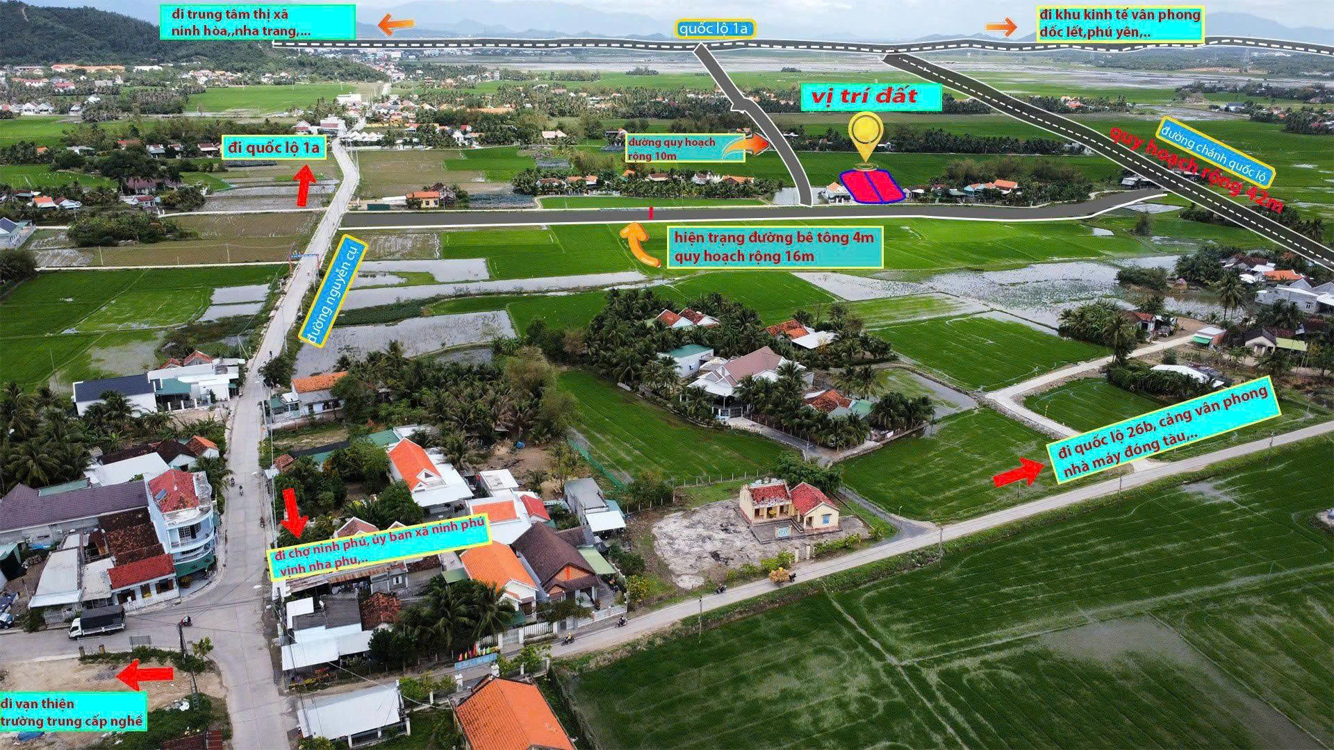 Bán đất đường oto giá chỉ 4,5tr/m2 Phường Ninh Hoà Khánh Hoà 0985451850 2