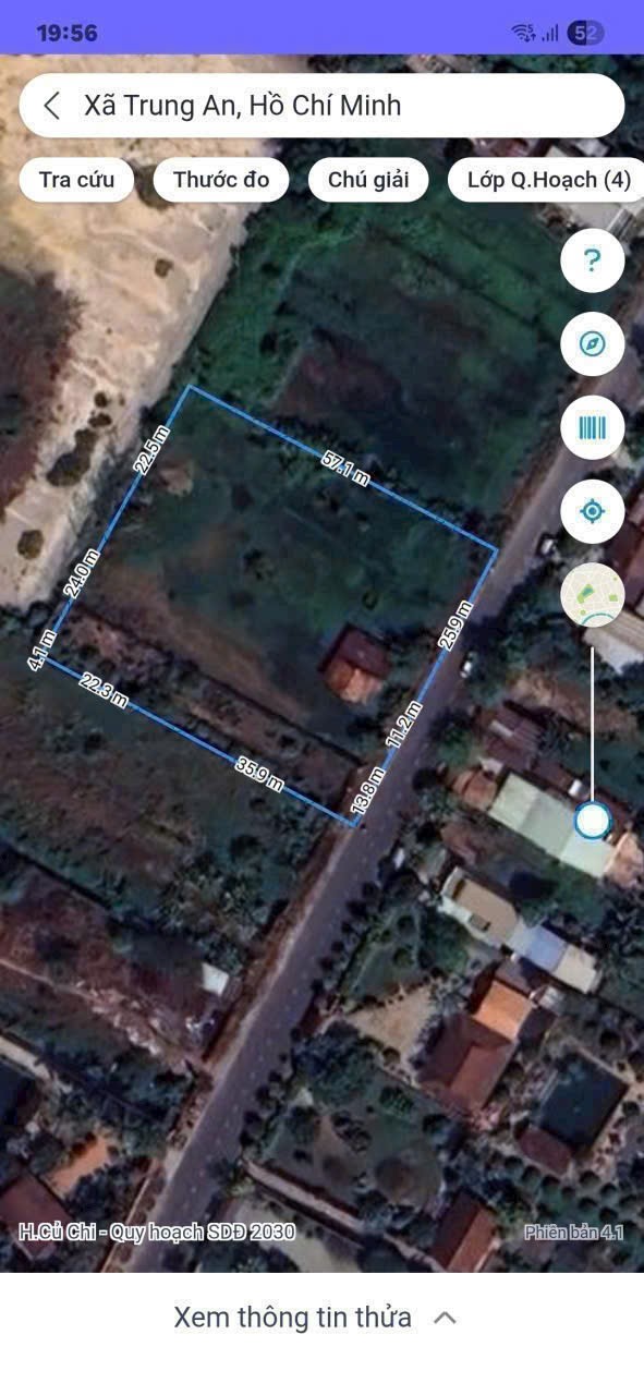 NGỘP BANK – GIẢM SÂU 11 TỶ – ĐẤT MẶT TIỀN SÔNG LU, TRUNG AN CỦ CHI 2