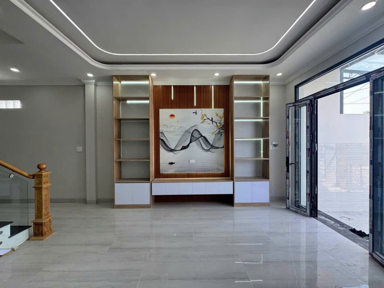 Bán nhà mới xây xã Phước Vân , Cần Đước dt 83m2 , 1 lầu , 3pn , 2wc giá 2,15 tỷ 3