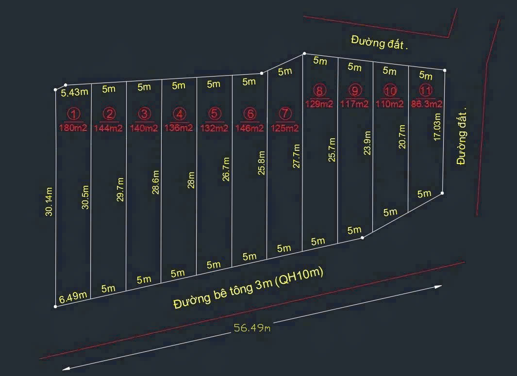 Bán Sỉ 11 Lô đất Full Thổ Gần Chợ Giá đầu Tư Xã Hòa Trí Khánh Hòa 0985451850 4