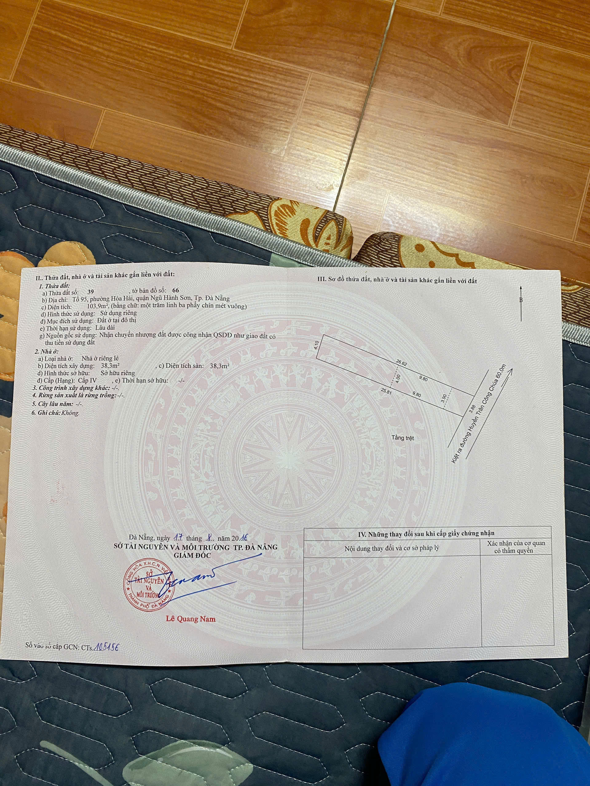 Cần bán Nhà ở nhà hẻ đường Huyền Trân Công Chúa, Phường Hòa Hải, Diện tích 103m², Giá Thương lượng 2