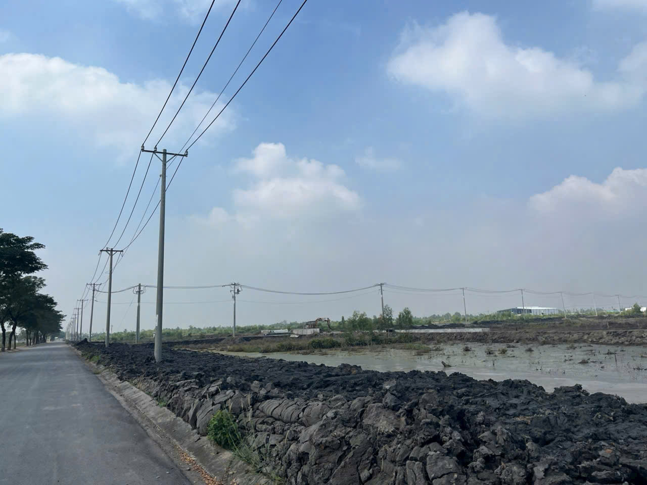 Bán lô đất xây biệt thự đẹp đường số 3, kp 11, thị trấn Thủ Thừa dt 150m2 full thổ giá 2,5 tỷ 6