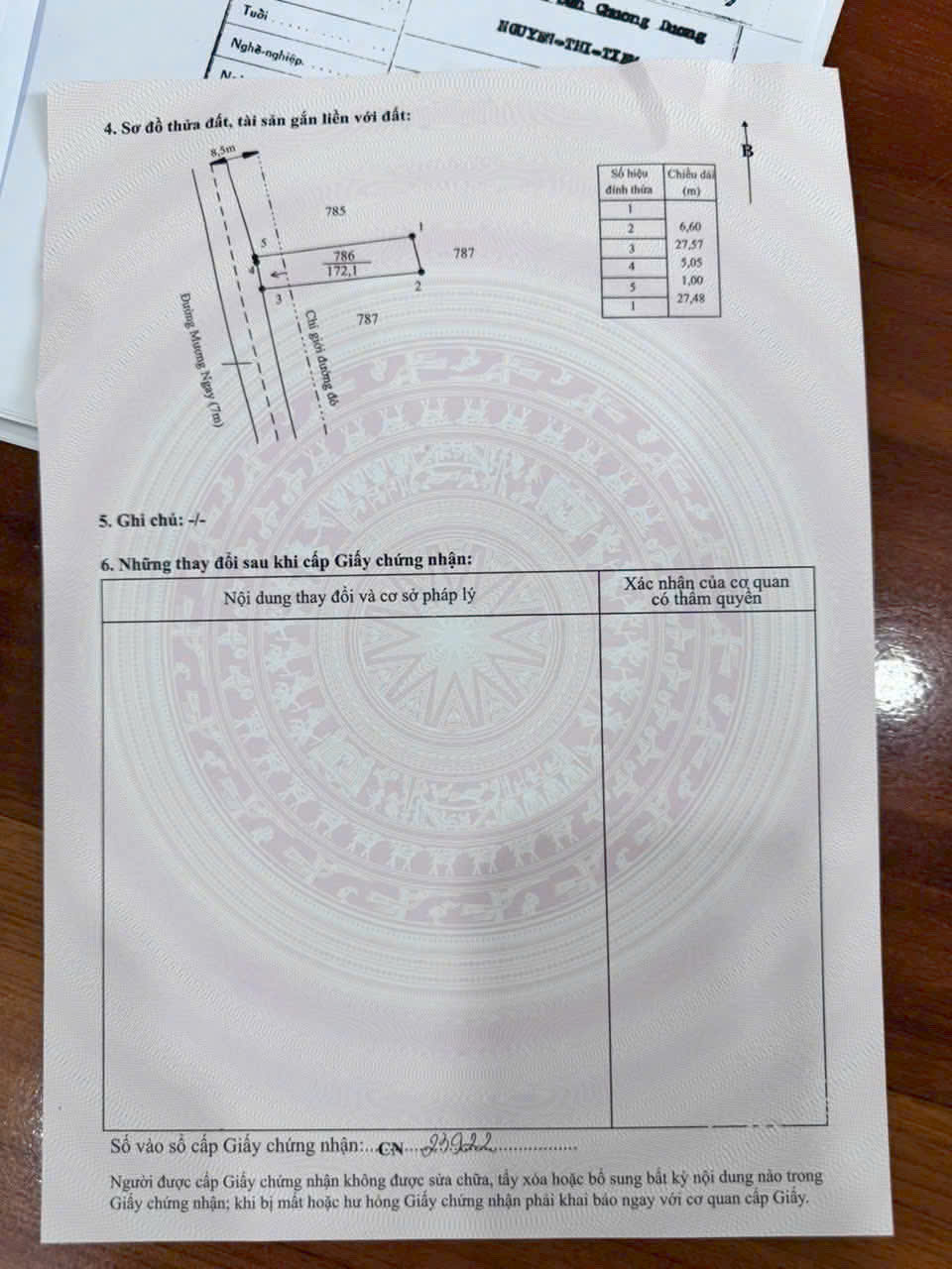 Đất thổ cư 350m2 mt đường 7m xã Tân Lân giá xả cuối năm 1 tỏi 250tr 4