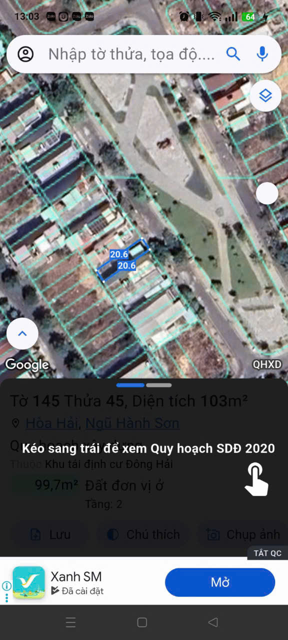 5,3 TỶ  103m²  ĐÔNG HẢI 8  KHU TĐC ĐÔNG HẢI, NHSƠN – H.ĐBẮC