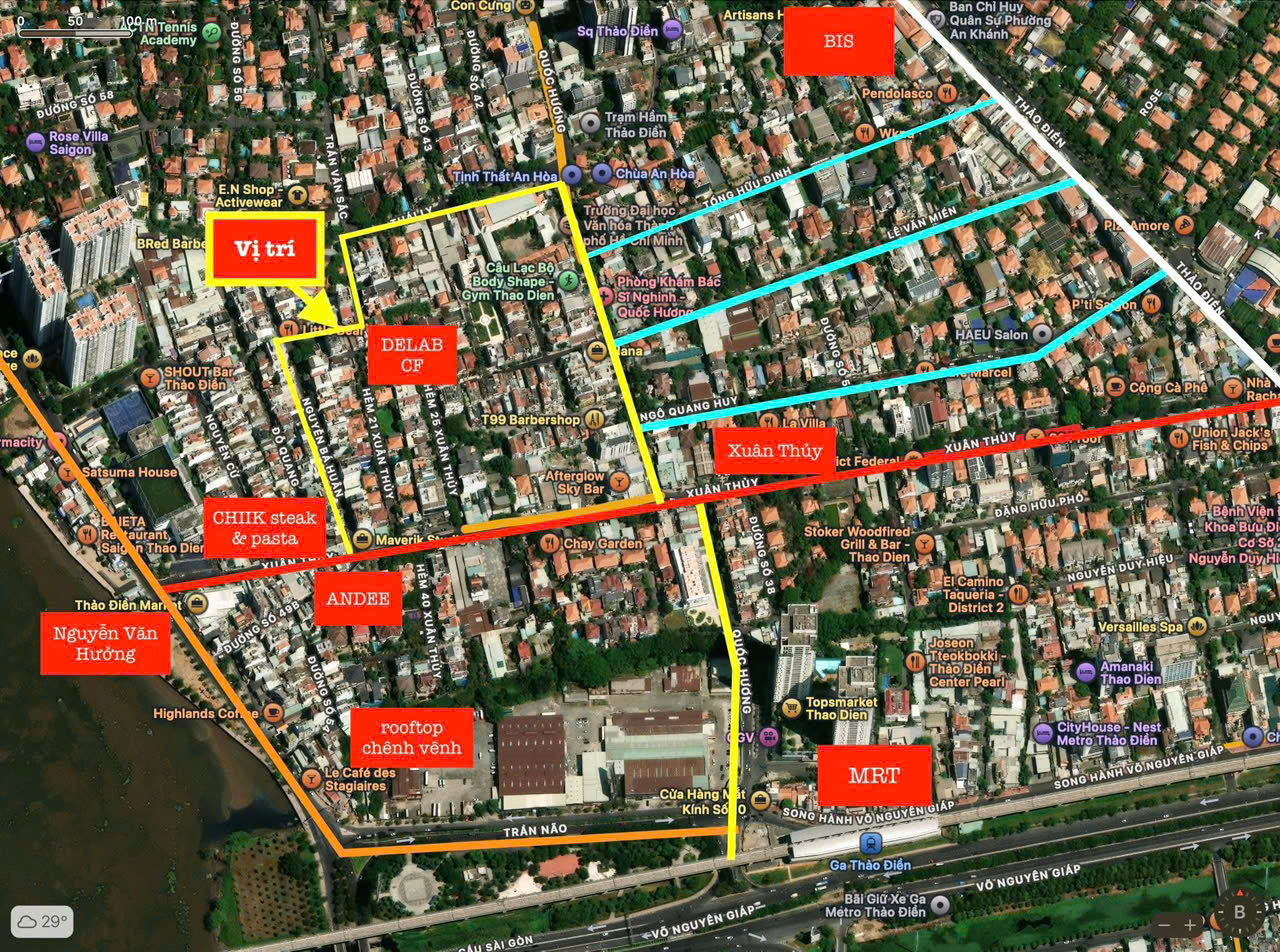 Cho thuê Nhà mặt tiền Phường Thảo Điền, Quận 2, Diện tích 90m², Giá 40 Triệu/tháng 2