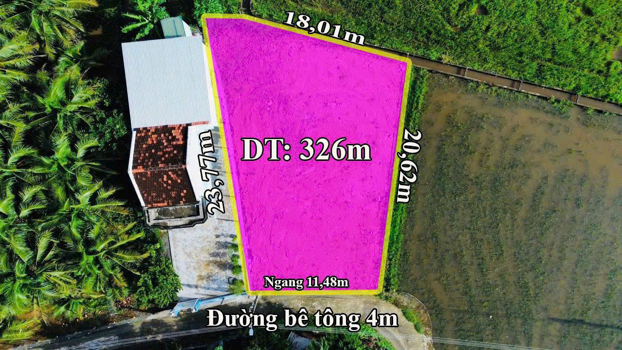 Bán 326m2 full thổ trung tâm sát đường 2/4 Phường Ninh Hoà Khánh Hoà 0985451850 3