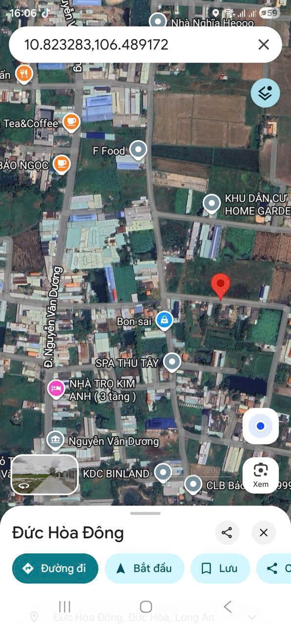 Bán đất thổ cư đường beton xe hơi ở xã Đức Hòa Đông , Đức Hòa dt 303m2 giá 1,6 tỷ 4