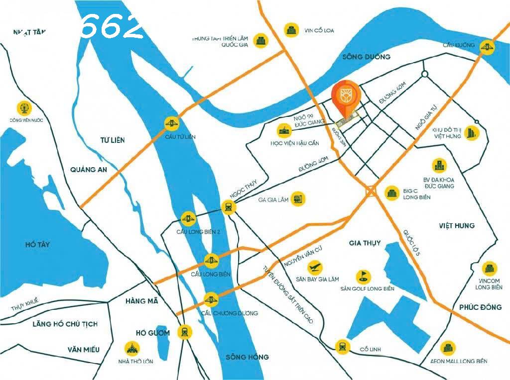 Bán căn hộ hiếm – Bình Minh Garden Đức Giang – 74m² – tầng cao view đẹp – full nội thất đẳng cấp – 5