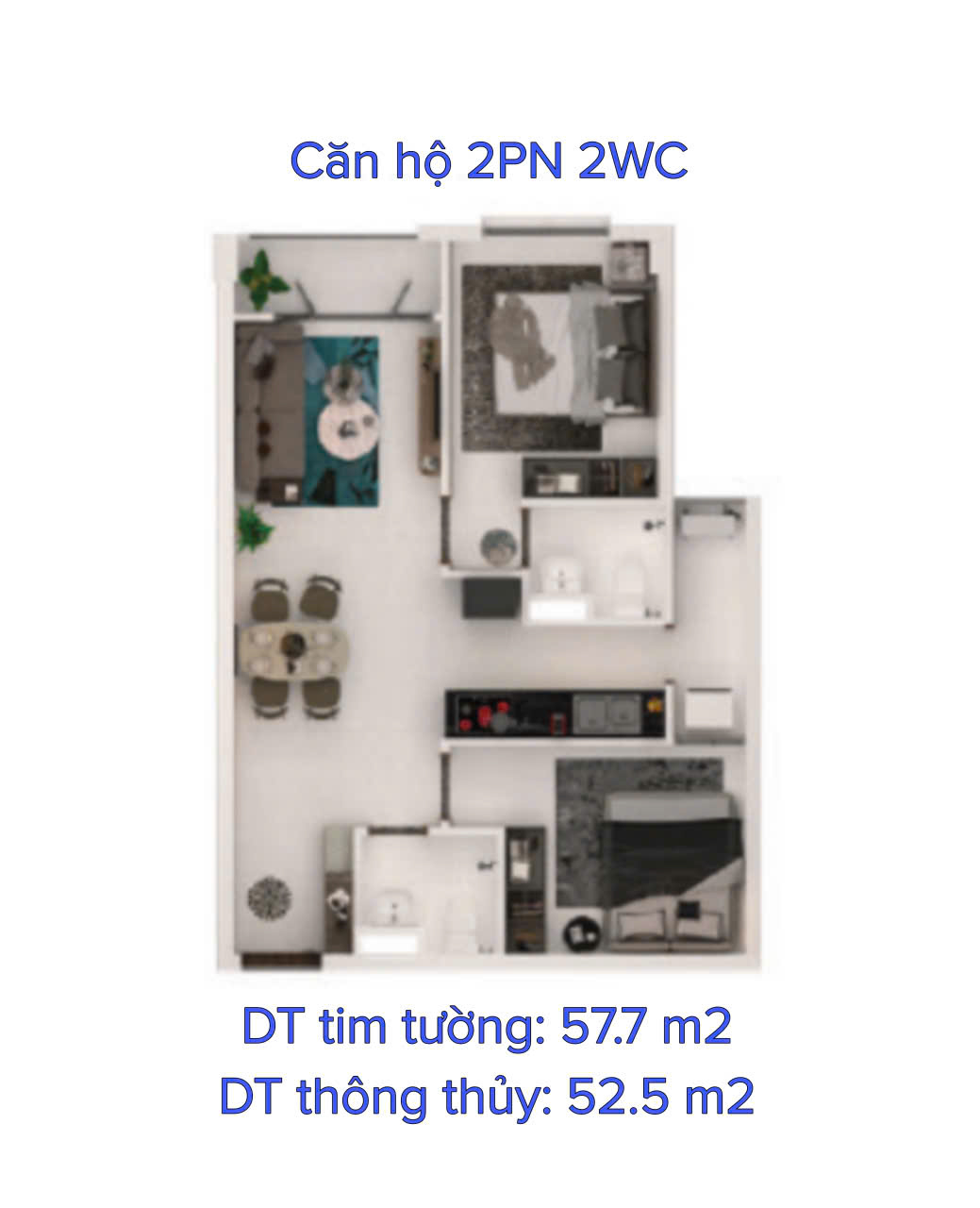 Cần bán Căn hộ chung cư Phường Dĩ An, Dĩ An, Diện tích 60m², Giá 01.5 Tỷ