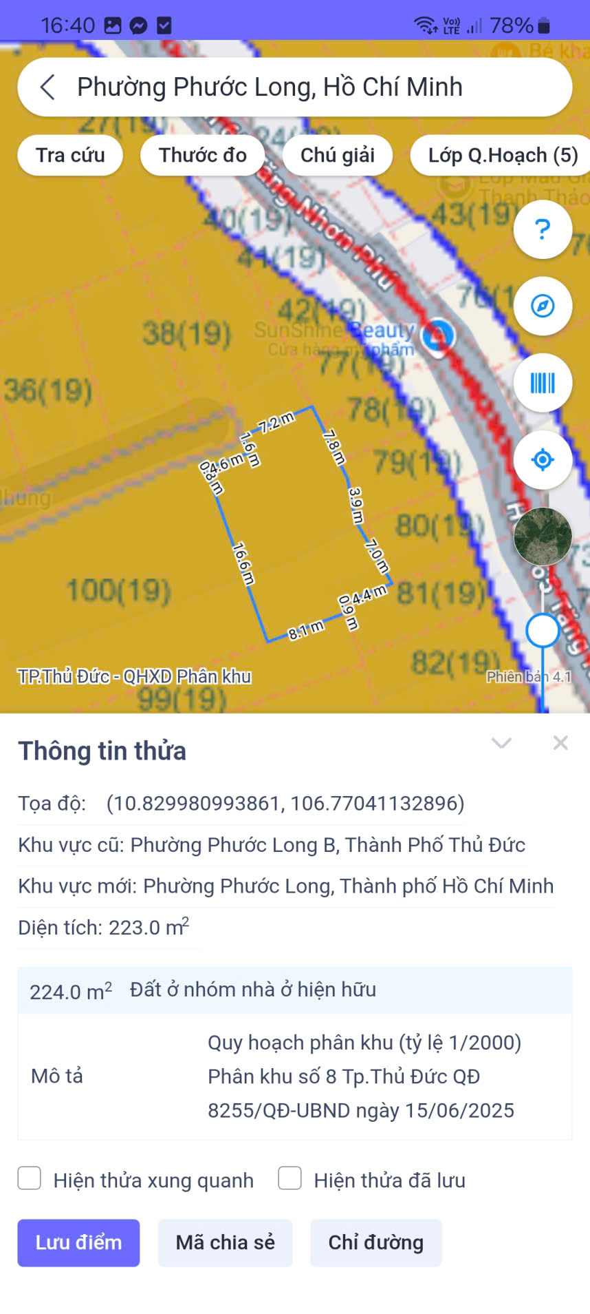 ĐẤT NỀN GIÁ RẺ NGAY TT PHƯỚC LONG B QUẬN 9 228M2 CHỈ 10 TỶ 5