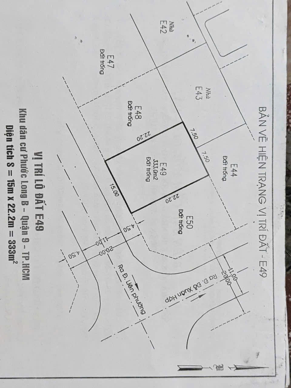 Cần bán Đất Phường Phước Long B, Quận 9, Diện tích 333m², Giá 95 Triệu/m² 4