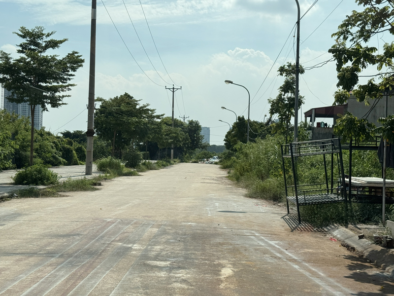 Đất mặt đường chính TĐC Ngọc Động 80m2, mặt đường 15m, đối diện hồ điều hòa thoáng mát