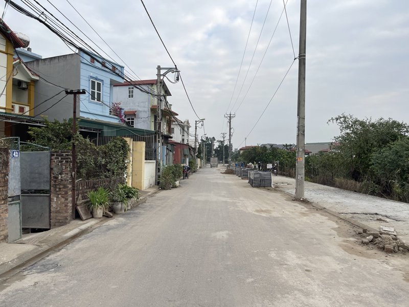 Đất mặt đường chính TĐC Ngọc Động 80m2, mặt đường 15m, đối diện hồ điều hòa thoáng mát 2