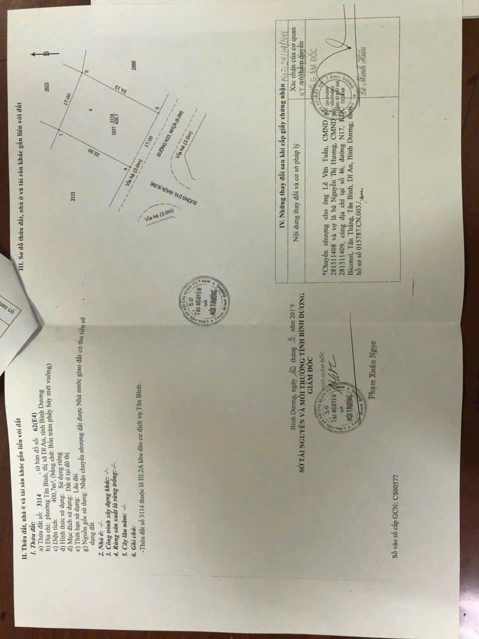 Cần bán Đất Dĩ An, Bình Dương, Diện tích 400m², Giá 013 Tỷ 3