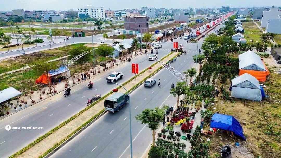 Bán lô đất thương mại dịch vụ KĐT Tây Nam Sách, Hải Dương, 887.4m2, mt 33m, giá rất rẻ 2