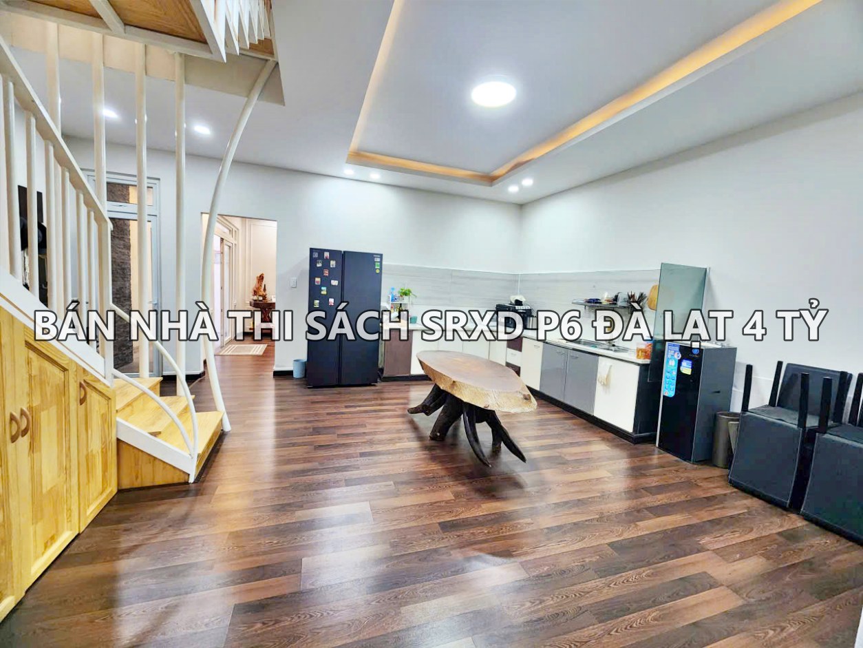 Bán nhà sổ riêng xây dựng 4 phòng ngủ ngay trung tâm Đà Lạt giá chỉ 4 tỷ 2