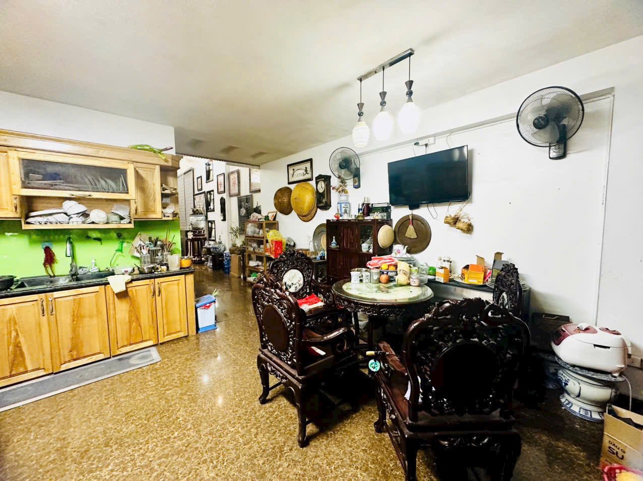 Bán căn nhà 4.5 tầng mặt phố Hàn Thượng, ph Thành Đông, Tây HP, 96.5m2, mt 4.74m, giá tốt 7