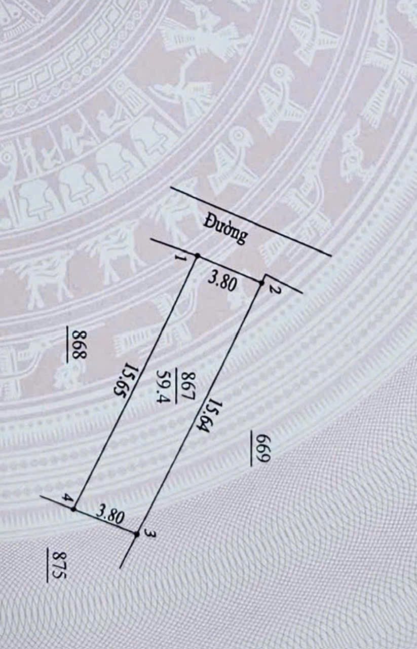 59.4M ĐƯỜNG THÔNG TỨ TUNG, Ô TÔ CHẠY TẠI ĐỨC GIANG - HOÀI ĐỨC - HÀ NỘI