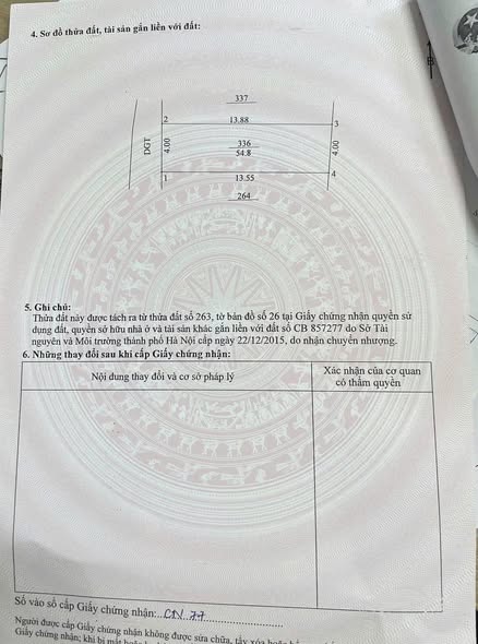 ĐẤT TRUNG TÂM THỊ TRẤN PHÙNG - ĐAN PHƯỢNG - HÀ NỘI ( 54.8m )