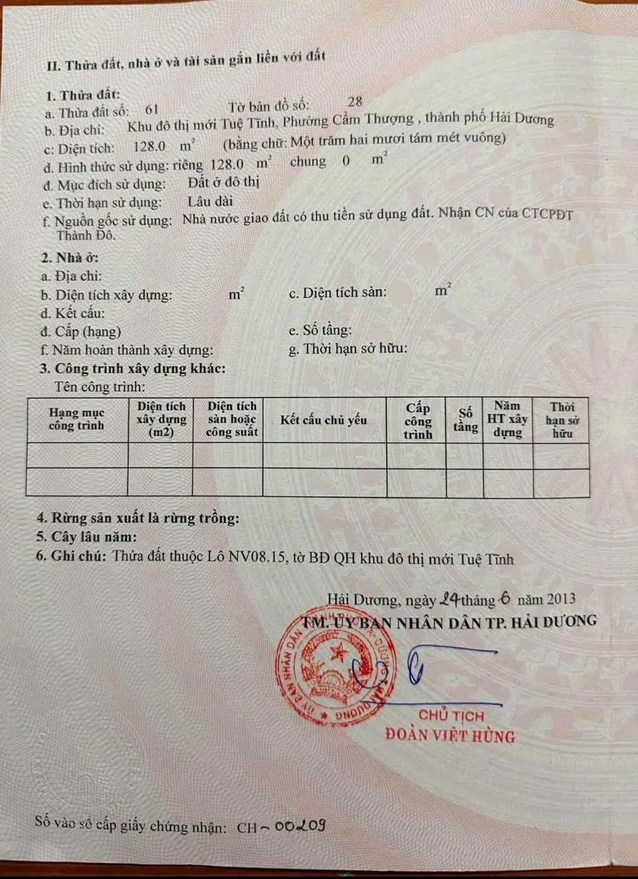 Bán đất mặt trục chính Nguyễn Văn Cao – KĐT Tuệ Tĩnh, mặt 8m giá 6.x tỷ 3